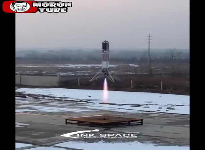 Video :China creates the first rocket that can be reused